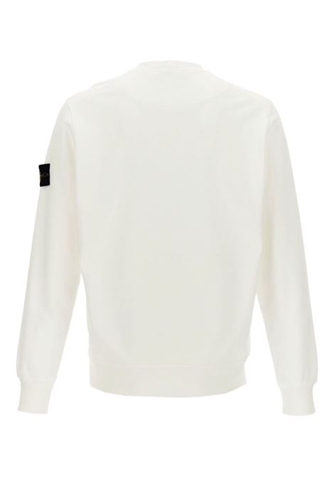 felpa 6100060 uomo bianca STONE ISLAND | L1S15 6100060 S0051V0001